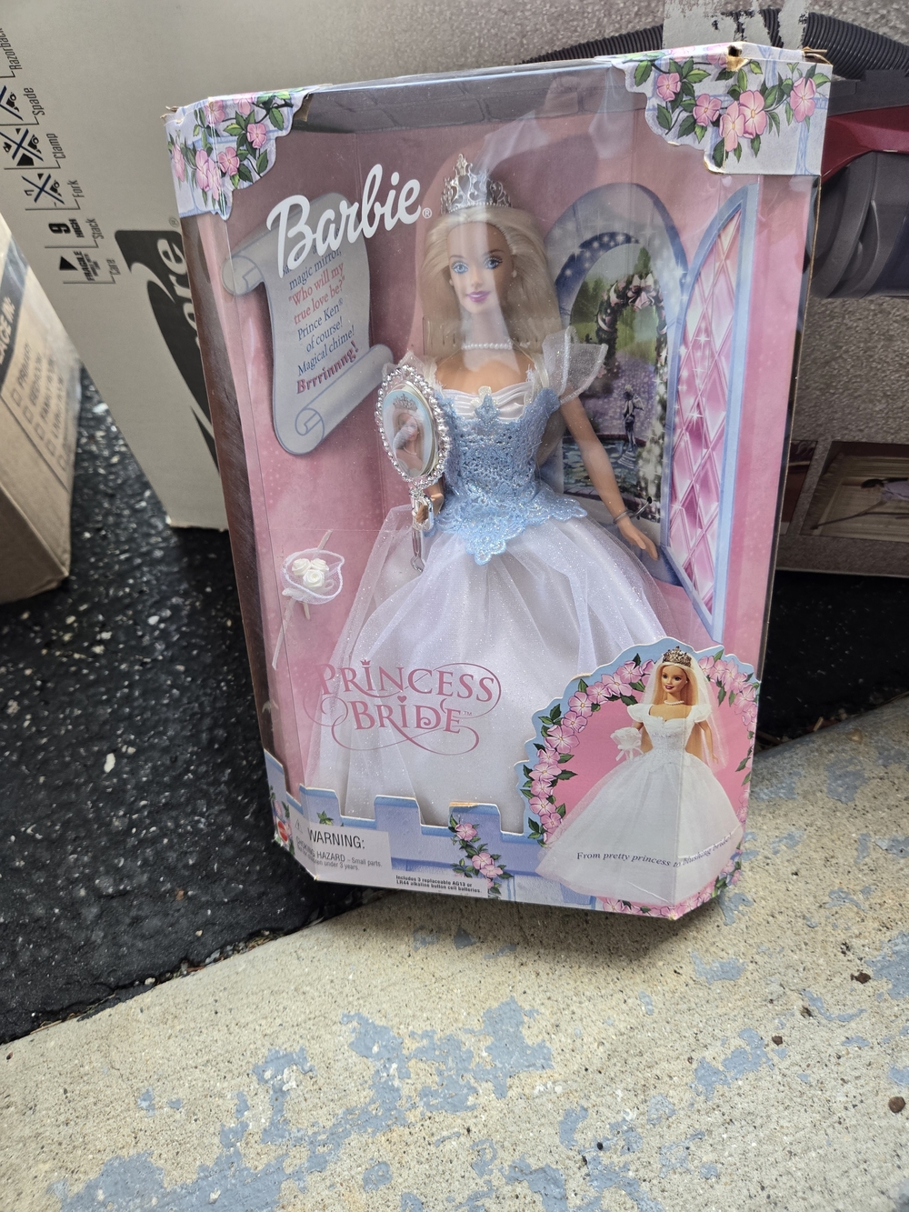 Barbie Princess Bride Doll - Blue & White Dress